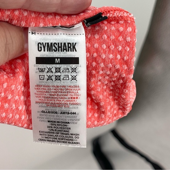 Gymshark Vital Seamless 2.0 Leggings in Orange Marl Size Medium - Picture 10 of 12